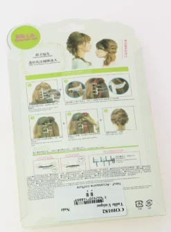 Accessoire coiffure tresse de cérémonie Noir