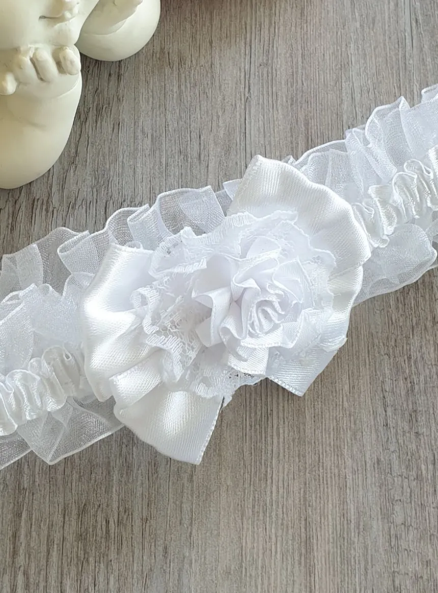 Bandeau bébé noeud et fleur