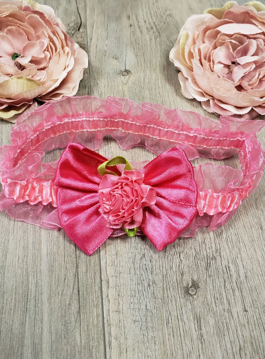 Bandeau bébé noeud et fleur