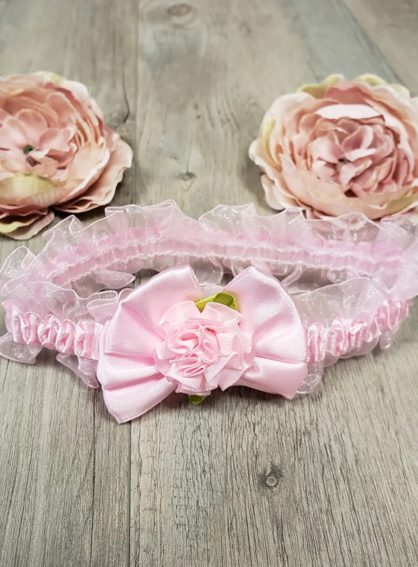 Bandeau bébé noeud et fleur