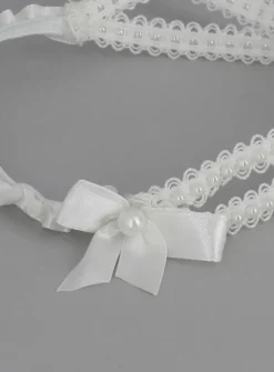Bandeau bébé perle Ivoire - Ecru