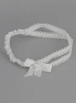 Bandeau bébé perle Ivoire - Ecru
