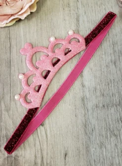Bandeau couronne princesse petite fille
