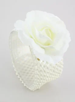 Bandeau grosse fleur bébé et fillette