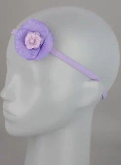 Bandeau élastique fille + fleur