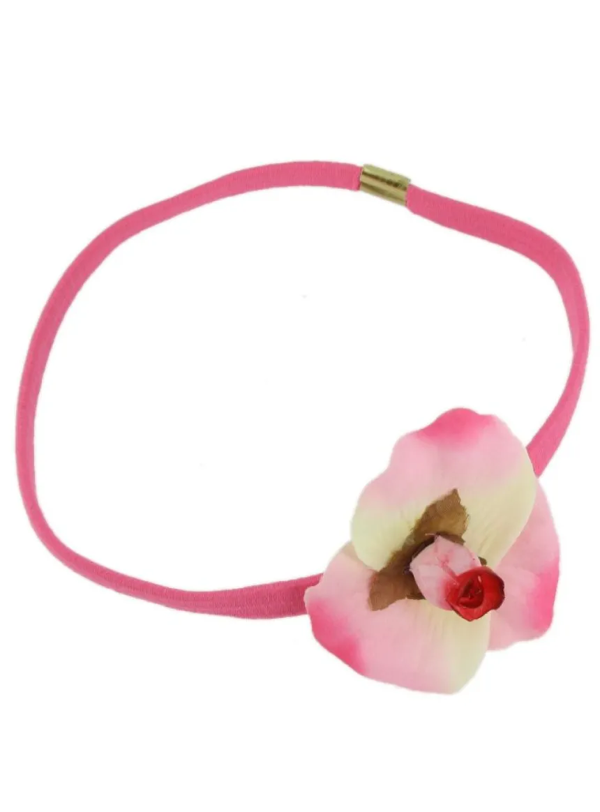 Bandeau élastique fille + fleur