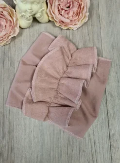 Bandeau turban large froufrou