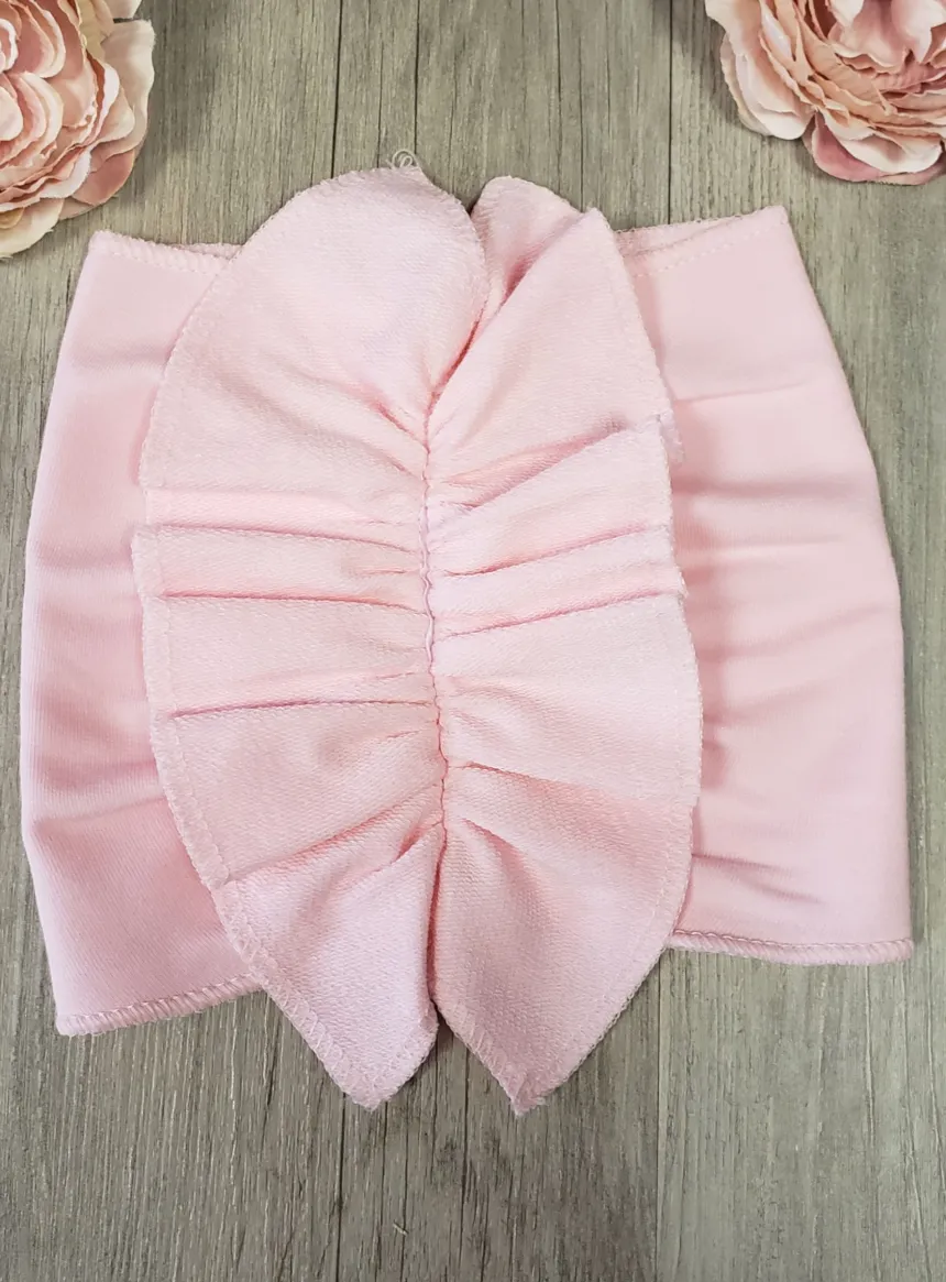 Bandeau turban large froufrou