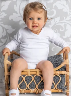 Body mixte bébé avec ouverture portefeuille