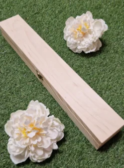 Boite en bois bougie Beige