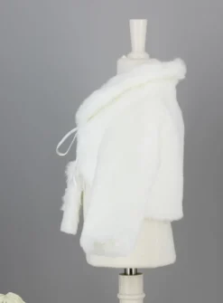 Boléro bébé fille en fourrure