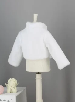 Boléro bébé fille en fourrure
