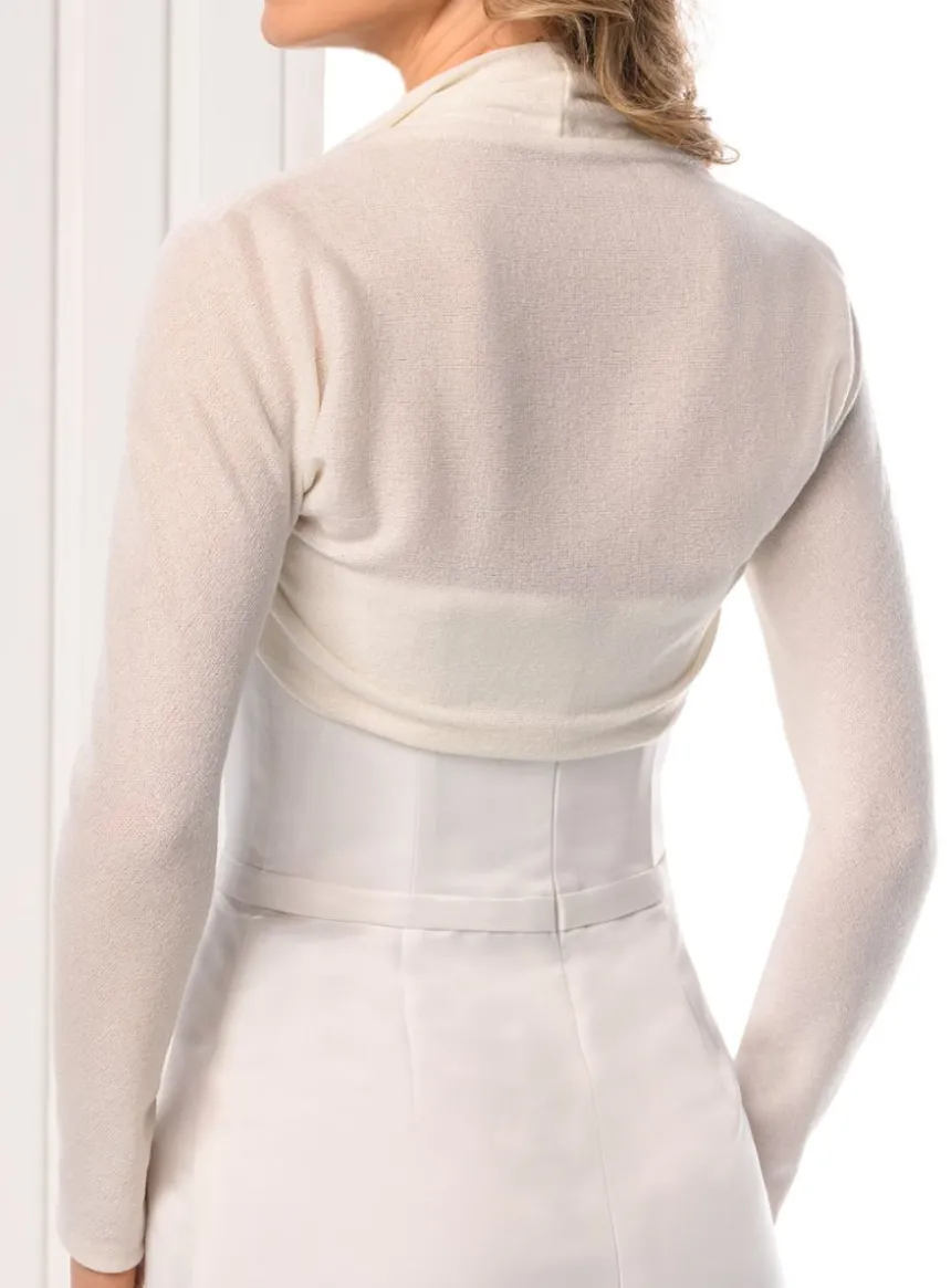 Boléro en maille fine femme