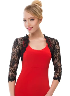 Bolérofemme dentelle noir