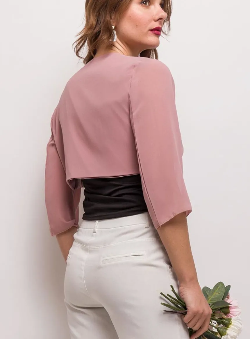 Boléro femme en mousseline