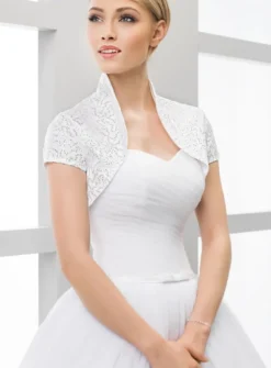 Boléro paillette femme manches courtes