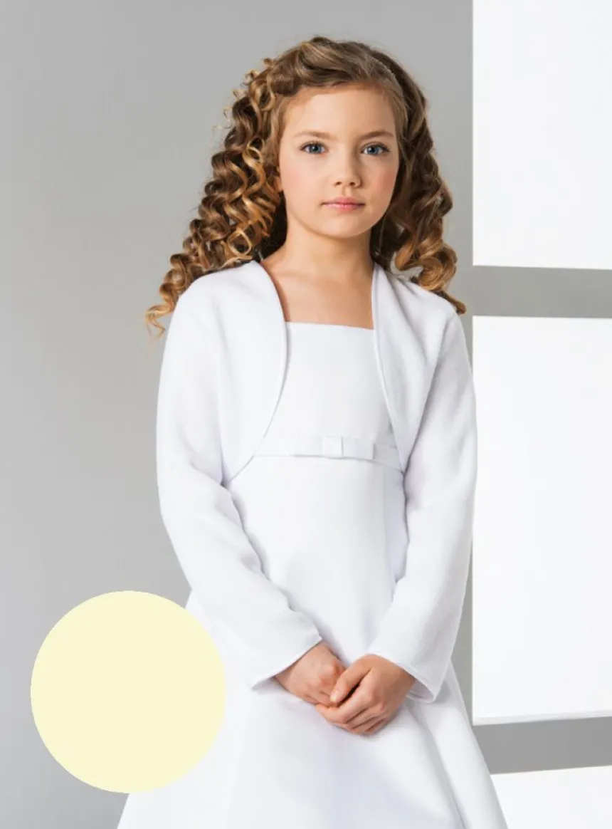 Boléro polaire fille manches longues