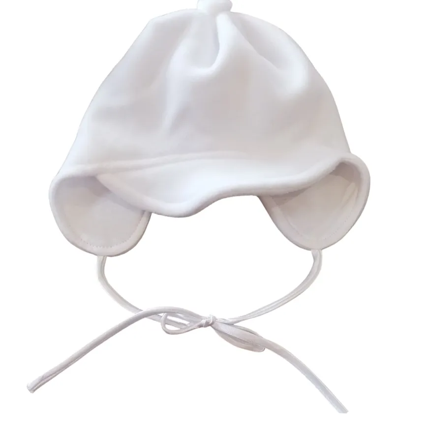 Bonnet de baptême bébé garçon hiver