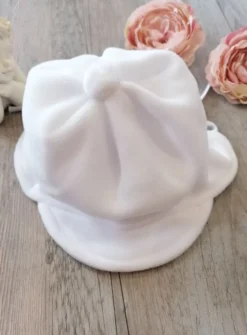 Bonnet de baptême bébé garçon hiver