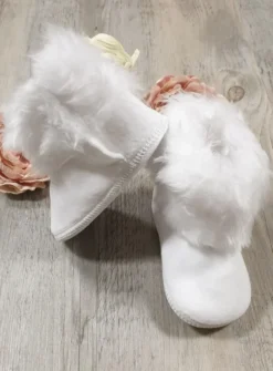 Bottines bébé blanches fille