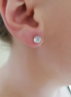 Boucles d'oreilles strass 3 tailles au choix