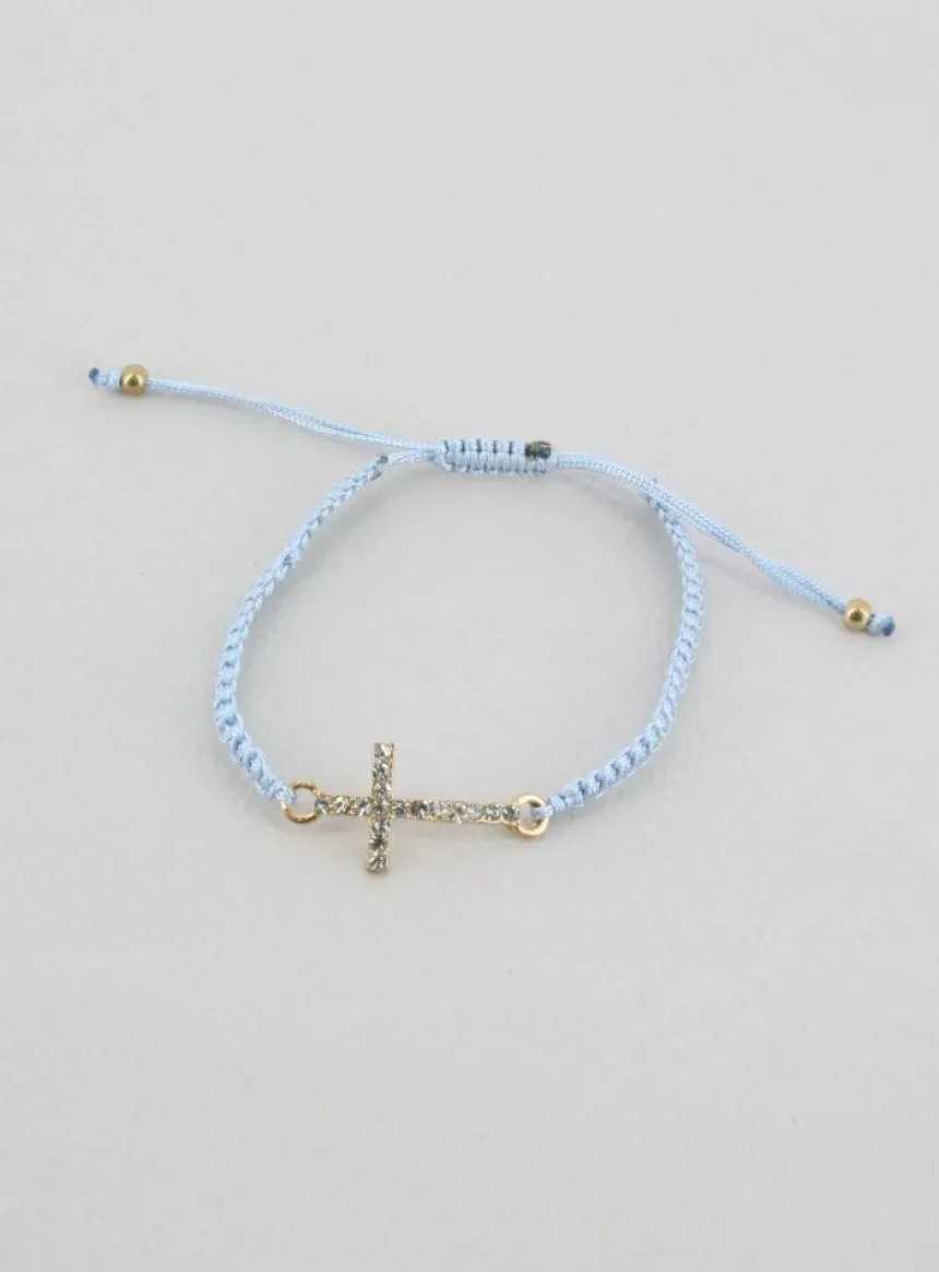 Bracelet brésilien Croix strass