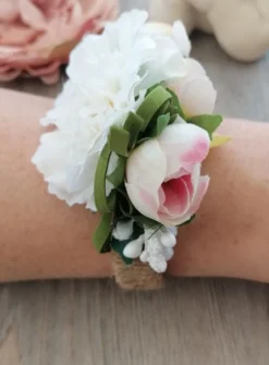 Bracelet demoiselle d'honneur Beige