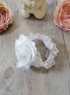Bracelet demoiselle d'honneur fleur Blanc