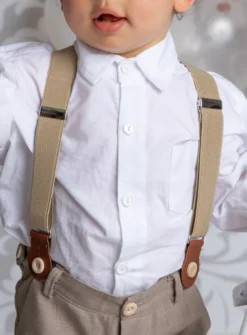 Bretelles Bouton bébé petit garçon