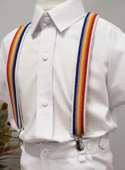 Bretelles garçon multicolor