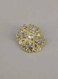 Broche bijou avec strass