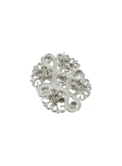 Broche bijou avec strass