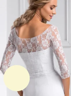 Bustier dentelle manches 3/4