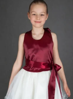 Bustier pour demoiselle d'honneur fille