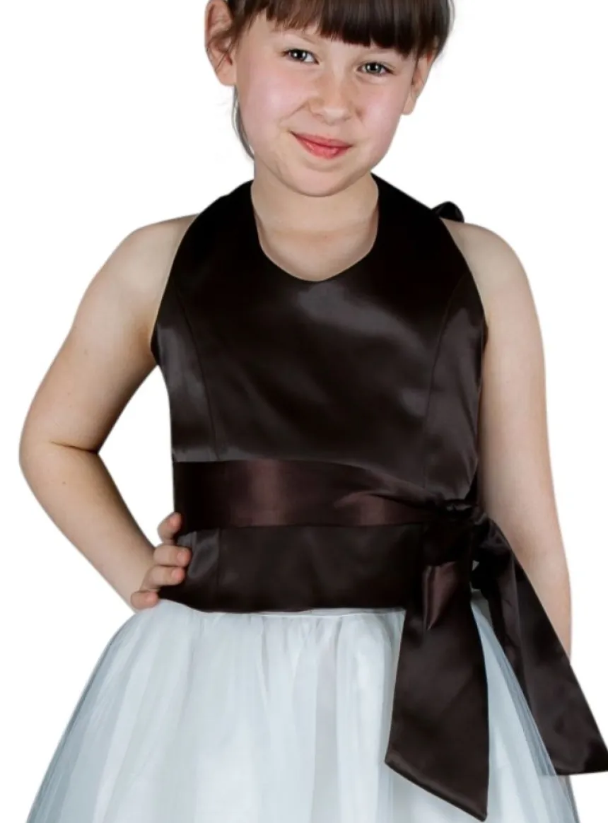 Bustier pour demoiselle d'honneur fille