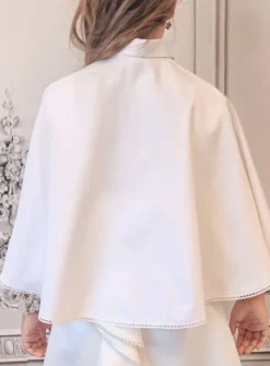 Cape baptême ou communion en coton
