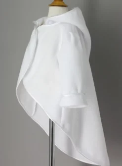 Cape baptême polaire blanche - Personnalisable