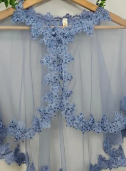 Cape mariage tulle et dentelle