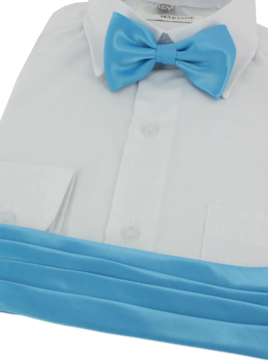 Ceinture cortège garçon + noeud papillon