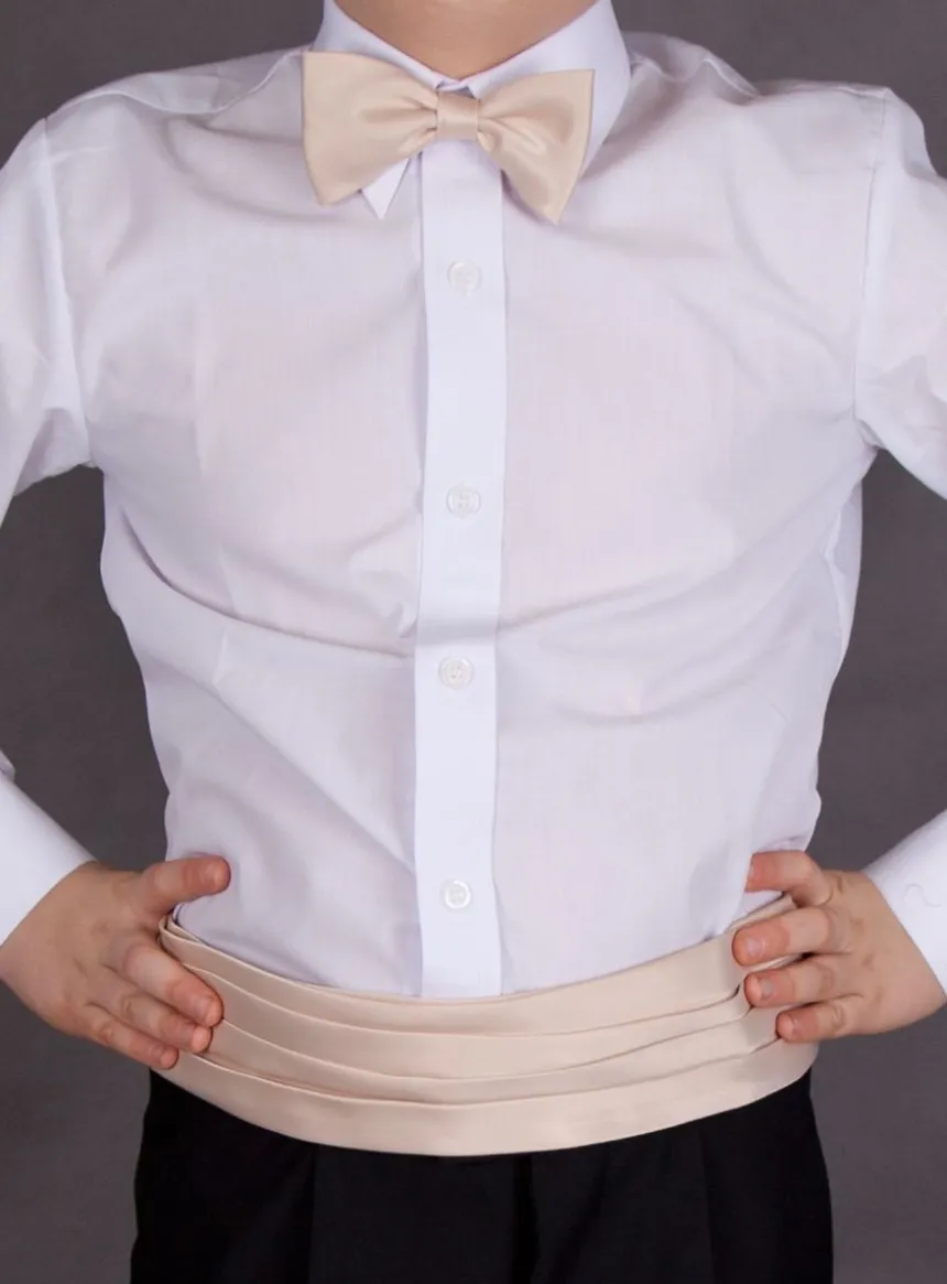 Ceinture cortège garçon + noeud papillon