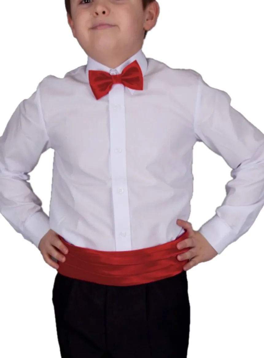 Ceinture cortège garçon + noeud papillon