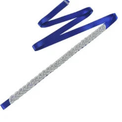 Ceinture cérémonie soirée ou mariage en strass tressés pour femme