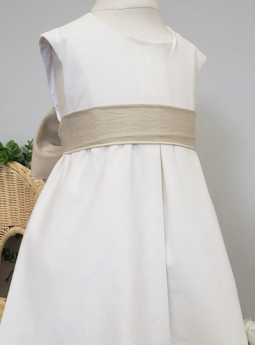 Ceinture de cortège enfant en lin Noam