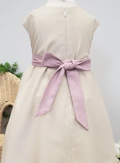 Ceinture de cortège enfant lin noeud Noam