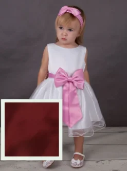 Ceinture de cortège fille avec noeud