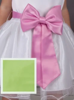 Ceinture de cortège fille avec noeud