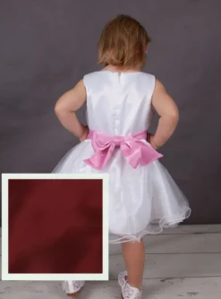 Ceinture de cortège fille avec noeud