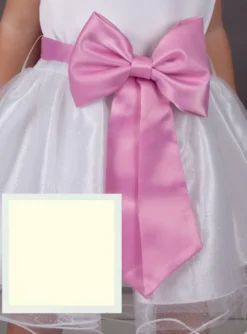Ceinture de cortège fille avec noeud
