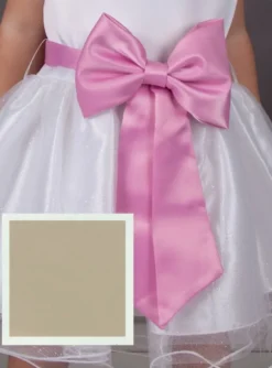 Ceinture de cortège fille avec noeud