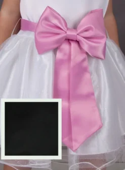 Ceinture de cortège fille avec noeud